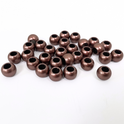 Limited Edition Matte Metallic Large Hole Beads (100 pcs/pack)