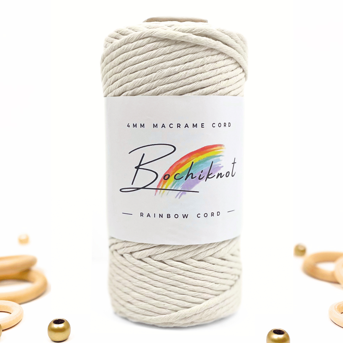 3 Rolls 3mm Cotton Cord 100meters/roll Colorful Cord Rope Twisted
