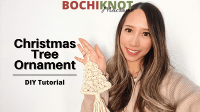 16 Steps to Make a Macrame Christmas Tree Ornament (+Video Tutorial)