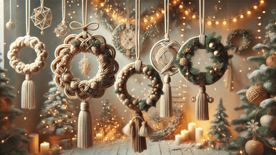 4 Easy Macrame Wreath Ornament Patterns You’ll Want to Make This Christmas