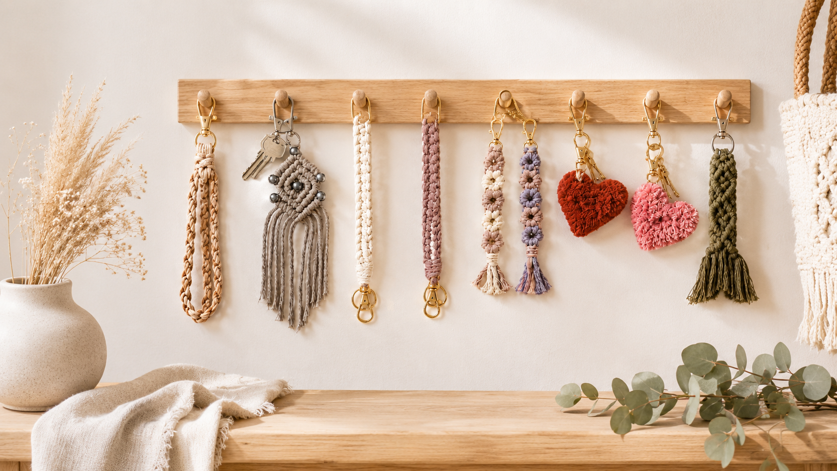 Try a Macrame Keychain