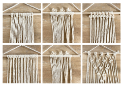 7 Ways to START and FINISH Your Macrame Wall Hanging