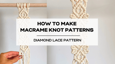 How to Create a Diamond Lace Pattern