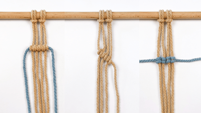 The Double Half-Hitch Knots (Horizontal, Diagonal, & Vertical)