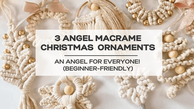 3 Macrame Angels to DIY This Holiday Christmas