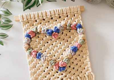 How to Macrame a Heart-Shaped Wall Hanging