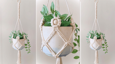 DIY Beginner-Friendly Macrame Plant Hanger with Beads