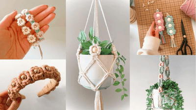 1 Daisy Knot Pattern: 5 STUNNING Macrame Projects