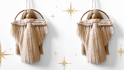 How to Make a DIY Macrame Angel Ornament for Your Holiday Tree