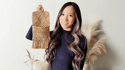 Macrame Wall Pocket to ORGANIZE and BEAUTIFY Your Space