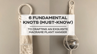 Make a Beautiful Plant Hanger with 6 Basic Knots