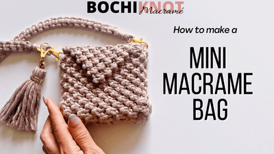 A Beginner's Guide to Creating a Macrame Mini Bag