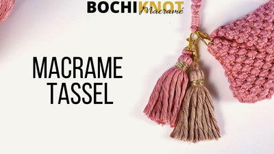 How to Accessorize Your Keychains and Bags with a Macramè Tassel |  A Beginner's Guide to Macrame Tassel