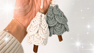 DIY Macrame Christmas Tree Ornament: Simple Step-by-Step Tutorial