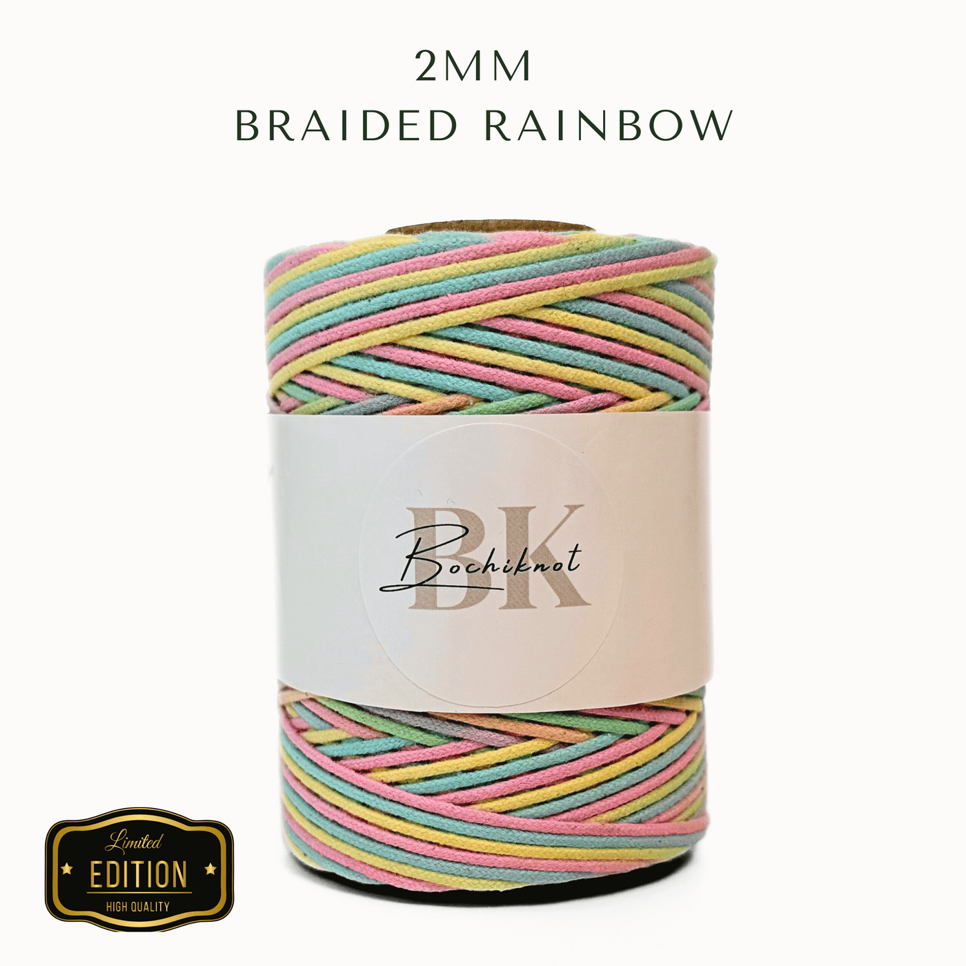 Limited Edition: 2mm Ombre Braided Cord (100 yds)