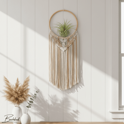 10" Beechwood Macramé Hoop