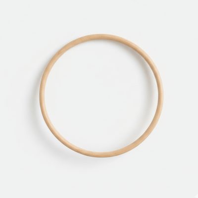 10" Beechwood Macramé Hoop