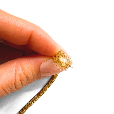 3mm Braided Metallic Macrame Cord (100m)