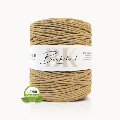 Single Strand Twist Recycled Cotton Cord JUMBO (2kg)