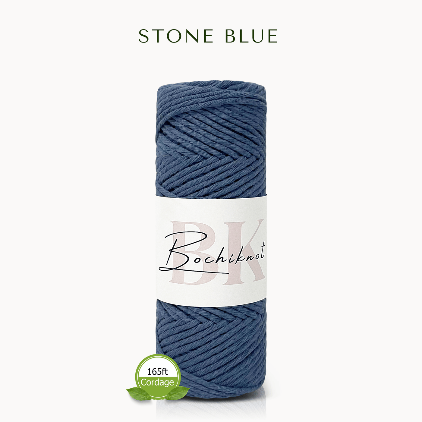 Single Strand Twist Recycled Cotton Cord MINI (50m)