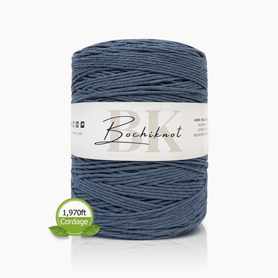 Single Strand Twist Recycled Cotton Cord JUMBO (2kg)