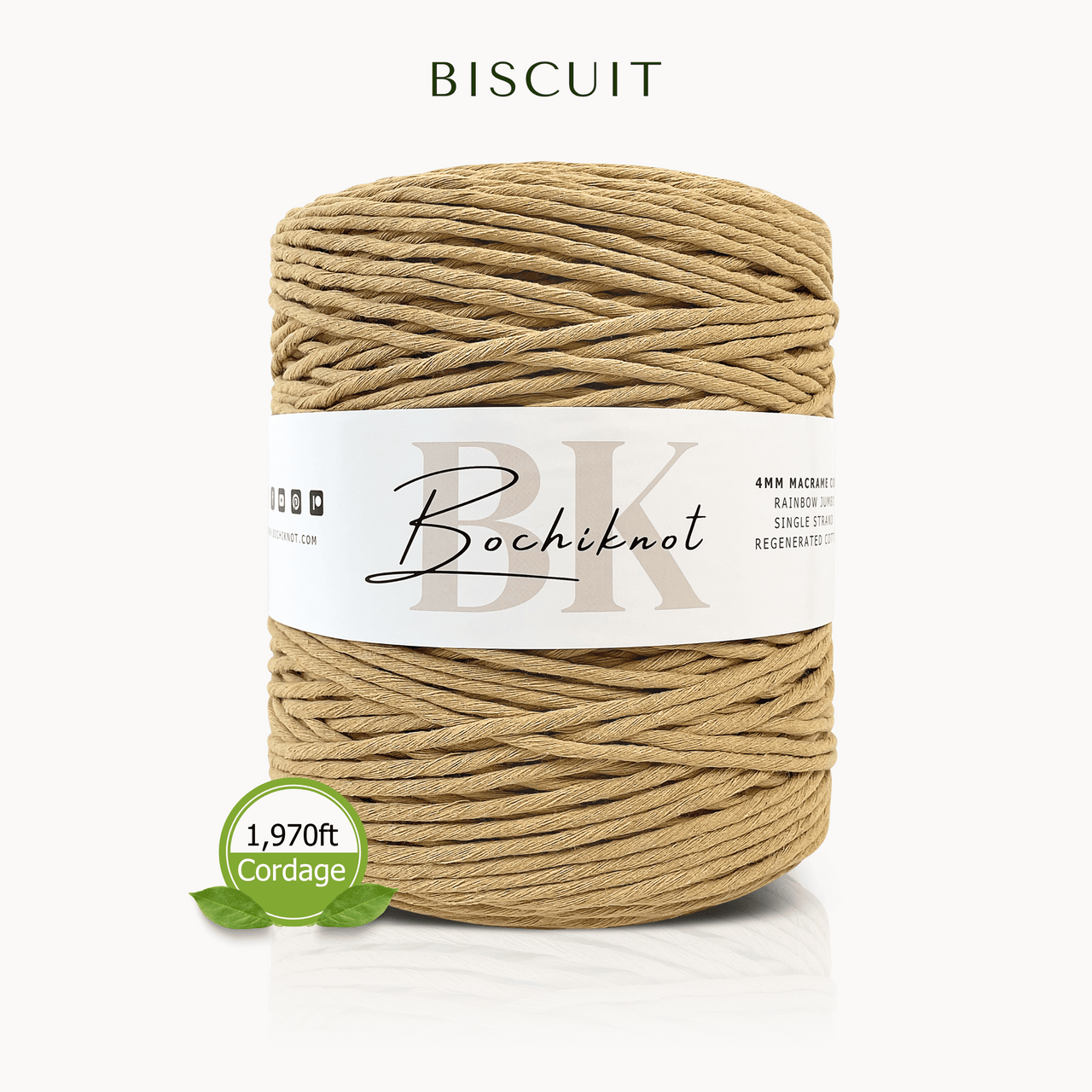 Single-Strand Macrame Cord (Jumbo Roll)