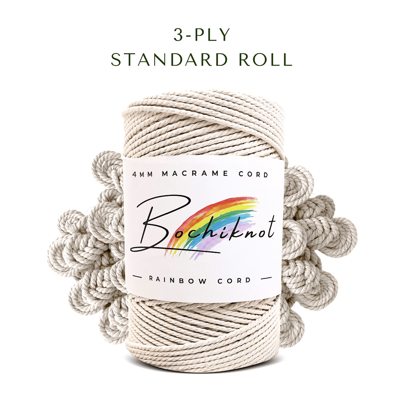 3-Ply Macrame Cord (Regular Rolls)