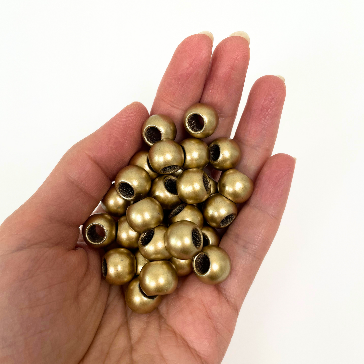 Limited Edition Metallic Large Hole Beads(40 pcs/pack)