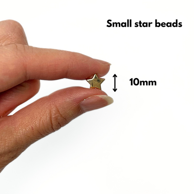 Metallic Star Beads