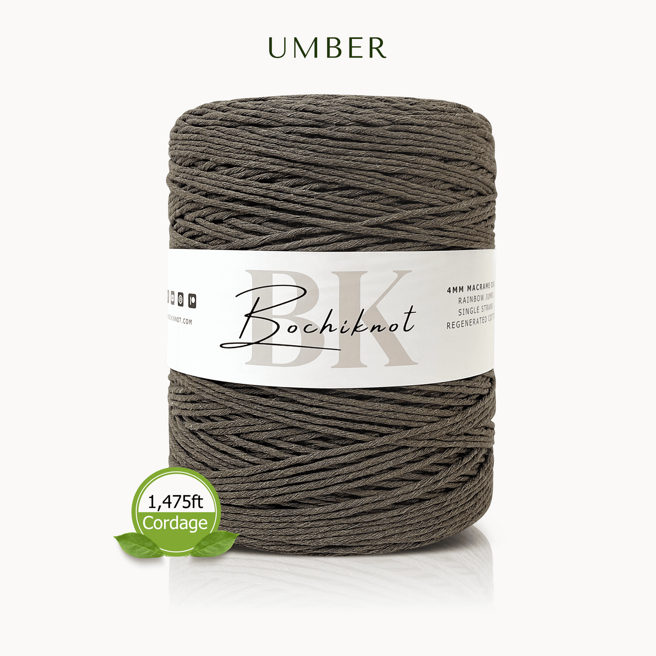 Single-Strand Macrame Cord (Jumbo Roll)