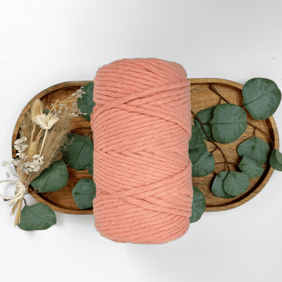 Clearance 5mm Macrame Cord (Blush, 160yds)