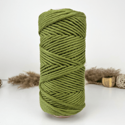 Sample Sale 5mm Egyptian Giza Cotton Cord (Earth Green)