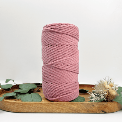 Clearance 5mm Macrame Cord (Mauve, 160yds)