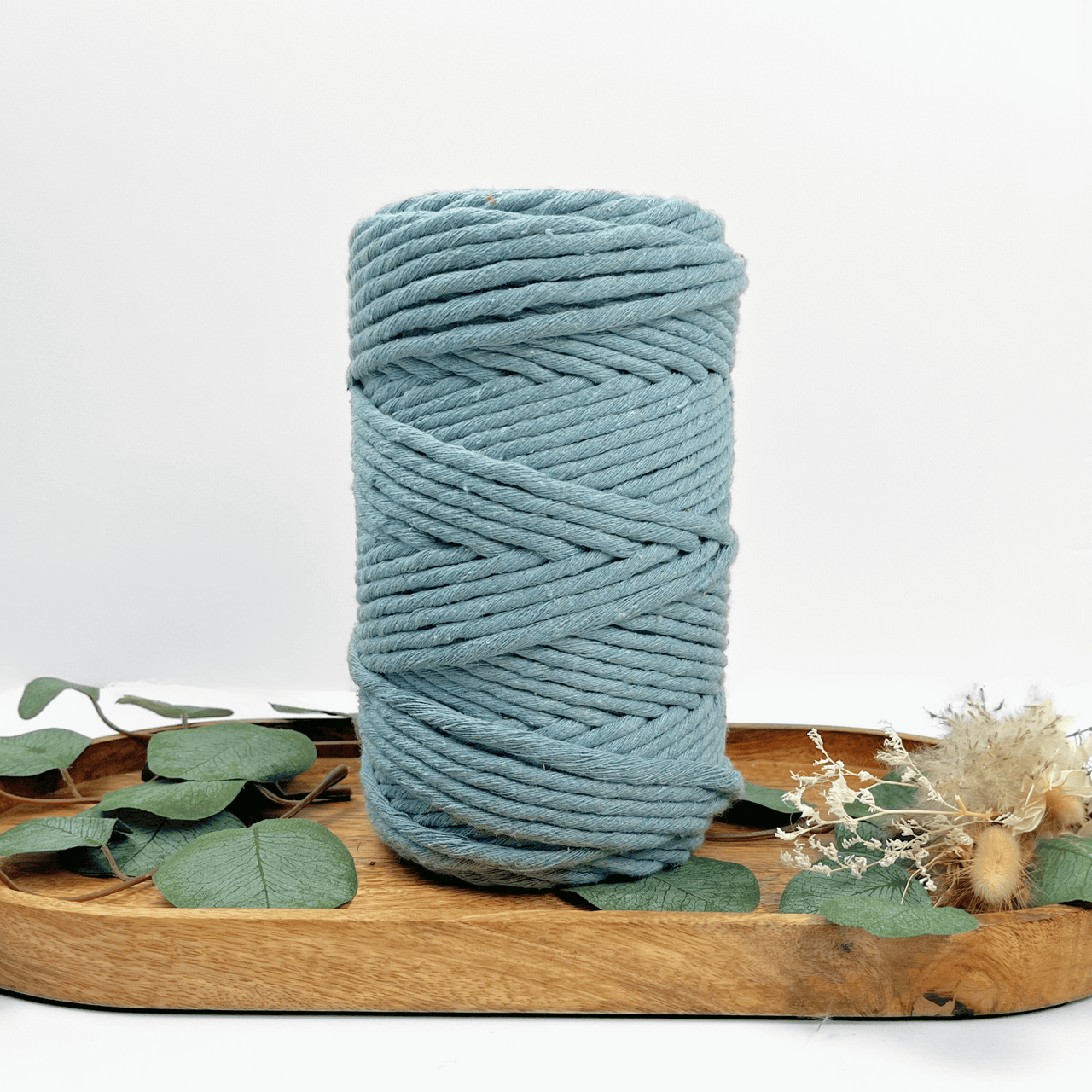 Clearance 5mm Macrame Cord (Steel Blue, 140m)