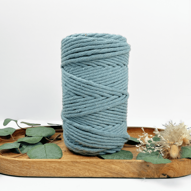Clearance 5mm Macrame Cord (Steel Blue, 140m)