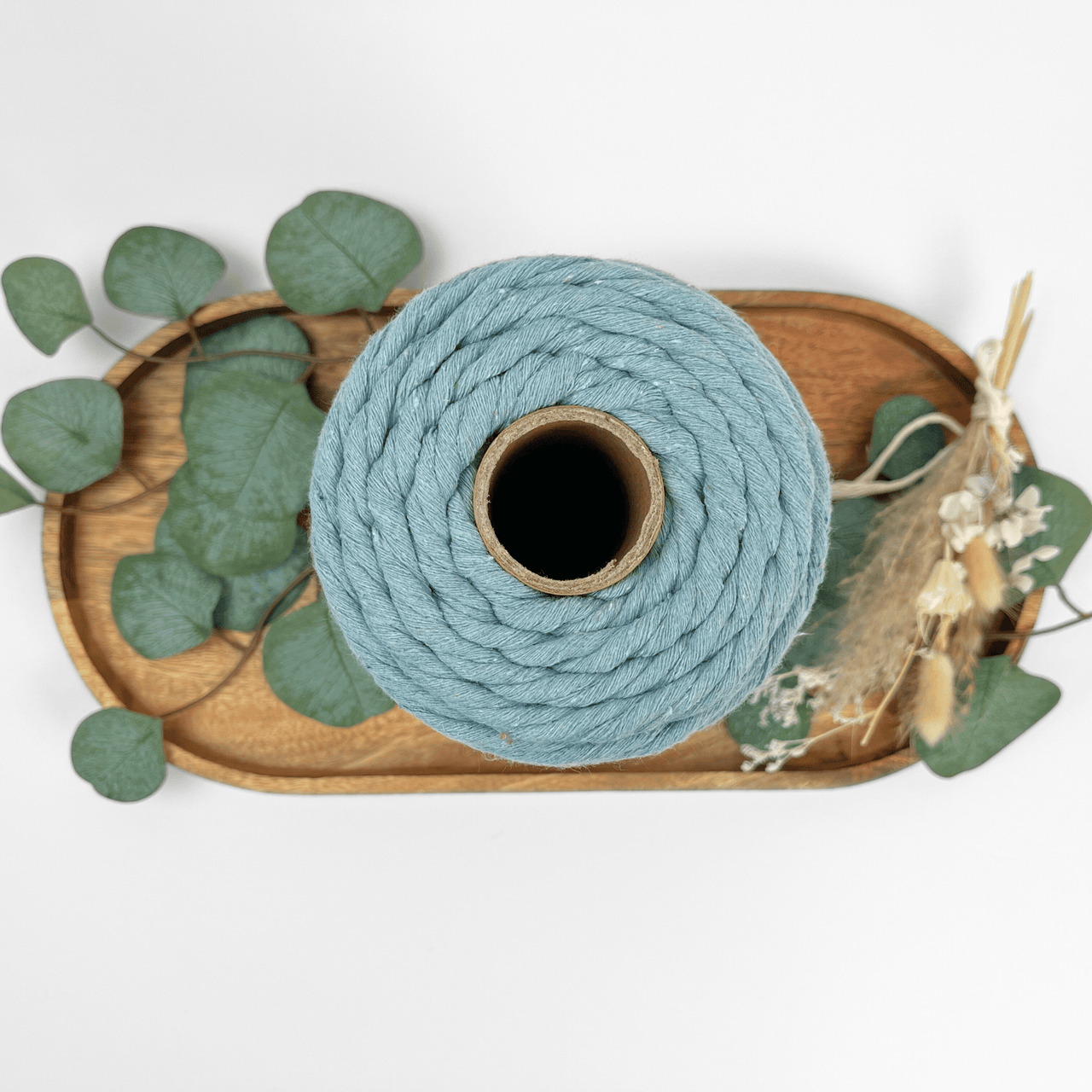 Clearance 5mm Macrame Cord (Steel Blue, 140m)