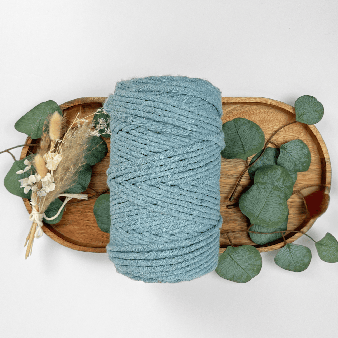 Clearance 5mm Macrame Cord (Steel Blue, 140m)