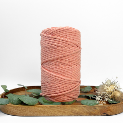 Clearance 5mm Macrame Cord (Blush, 160yds)