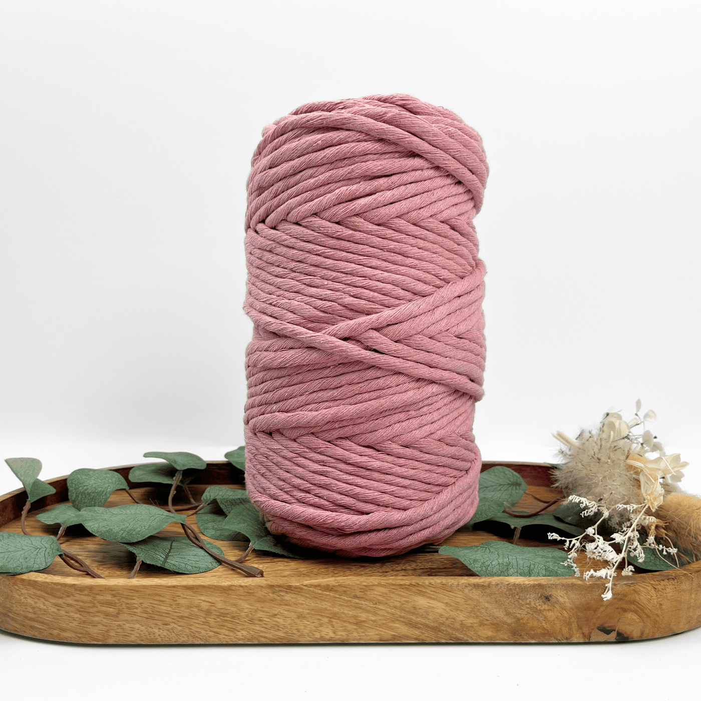 Clearance 6mm Macrame Cord (Mauve, 110yds)