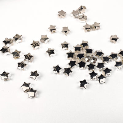 Metallic Star Beads