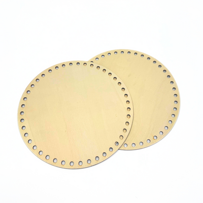 8" Wooden Base with Large Holes (2 pack)