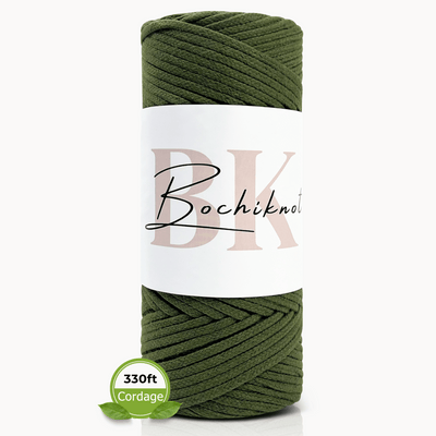 Braided Recycled Cotton Cord PETITE (100m)