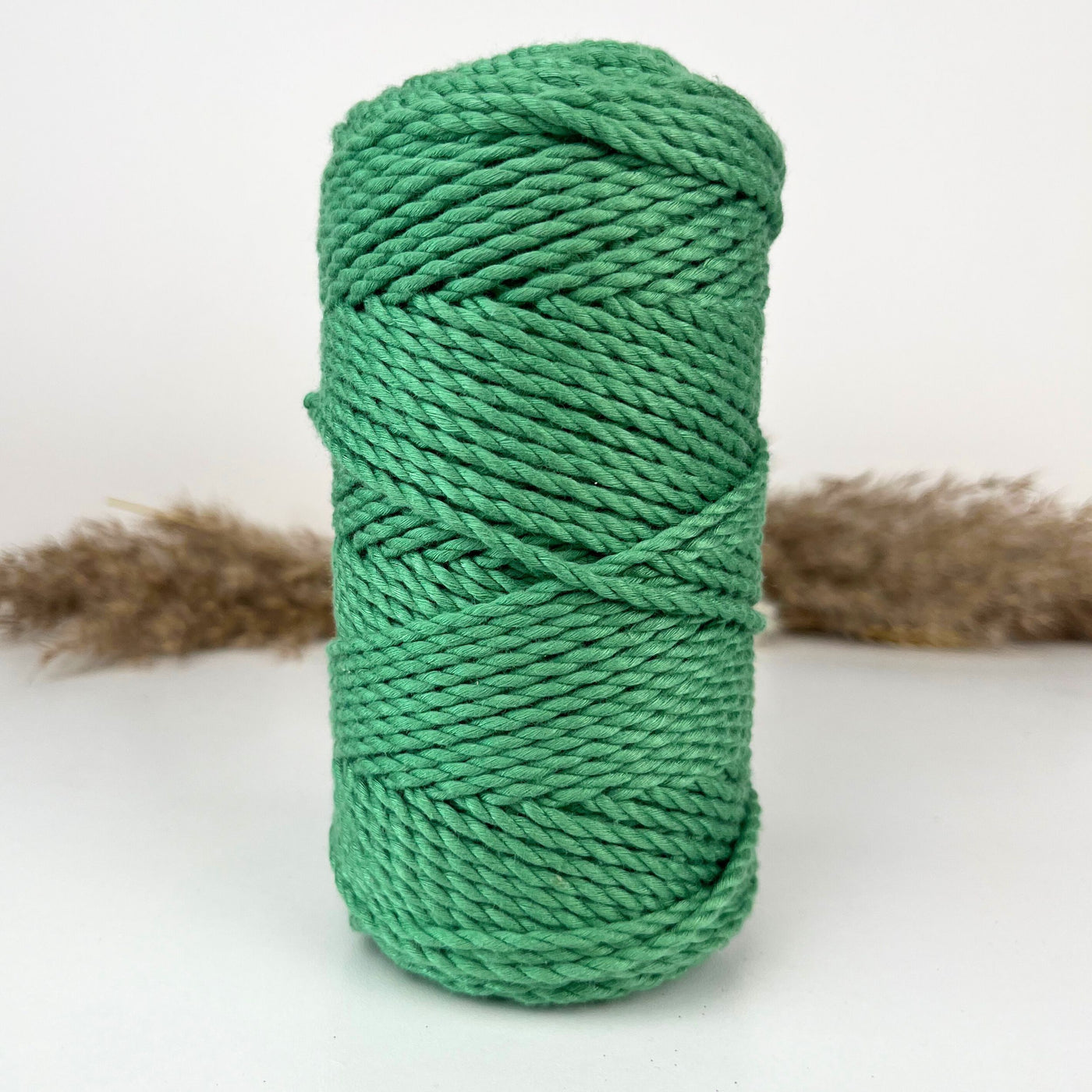 Sample Sale Bamboo 3mm 3ply Cord (Emerald Green)