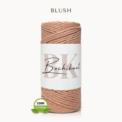 Single Strand Twist Recycled Cotton Cord PETITE (100m)