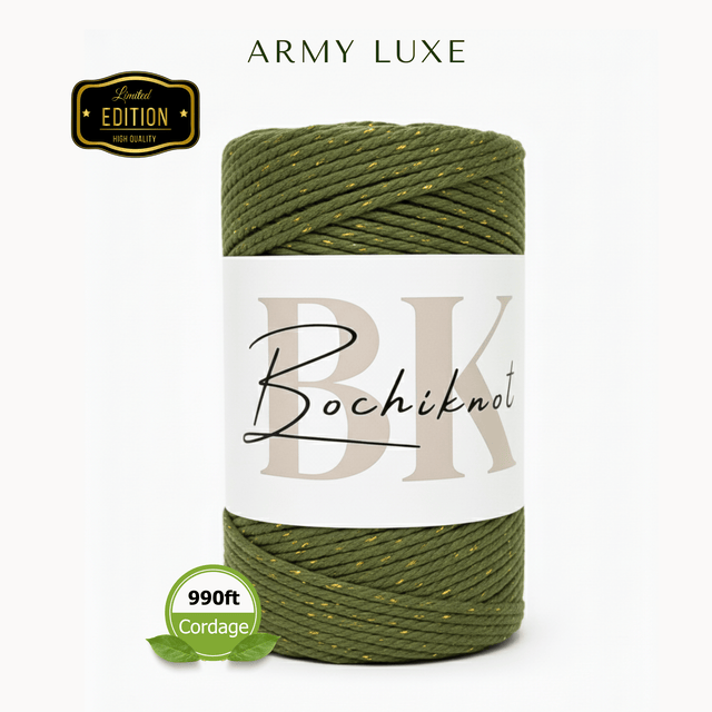 Metallic Mix Macrame Cord (Regular Rolls)