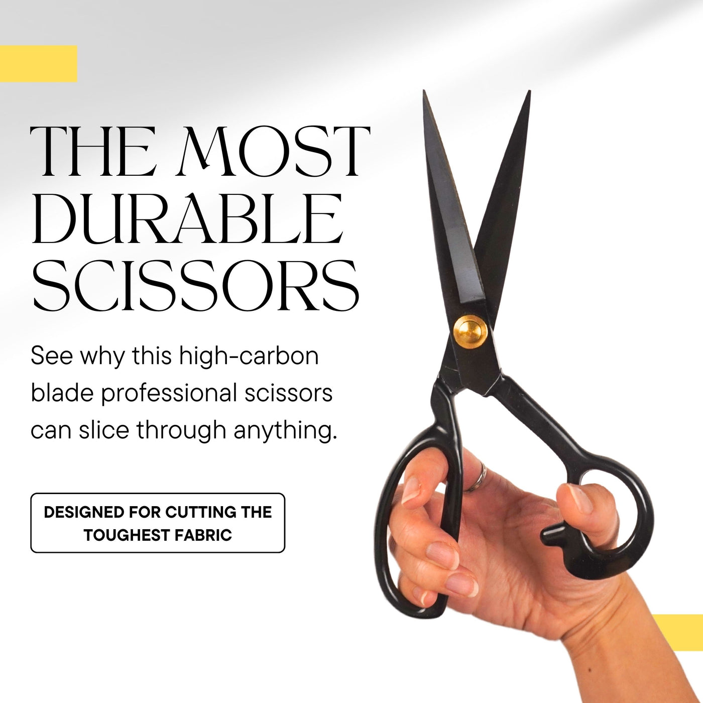 9" Professional Premium Macrame Scissors (Made for Tough Materials)
