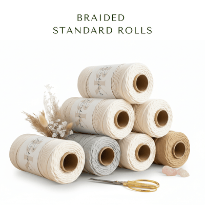 Braided Macrame Cord (Regular Rolls)
