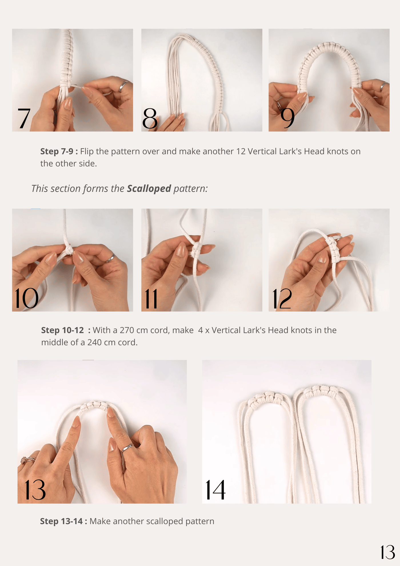 Macrame Boho-Chic Tote Bag Pattern Ebook