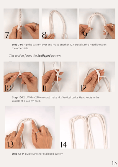 Macrame Boho-Chic Tote Bag Pattern Ebook