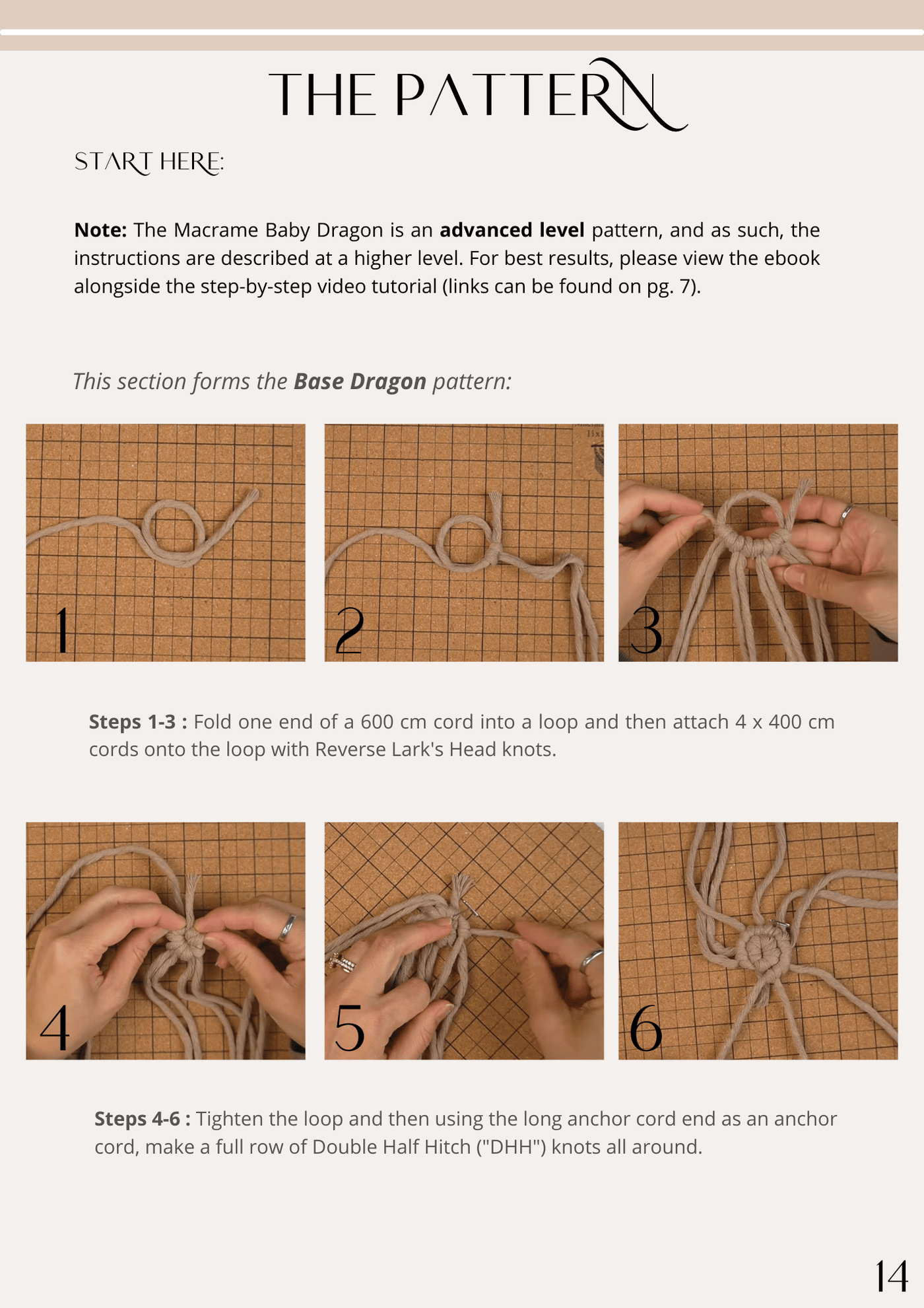 Macrame Baby Dragon Pattern Ebook